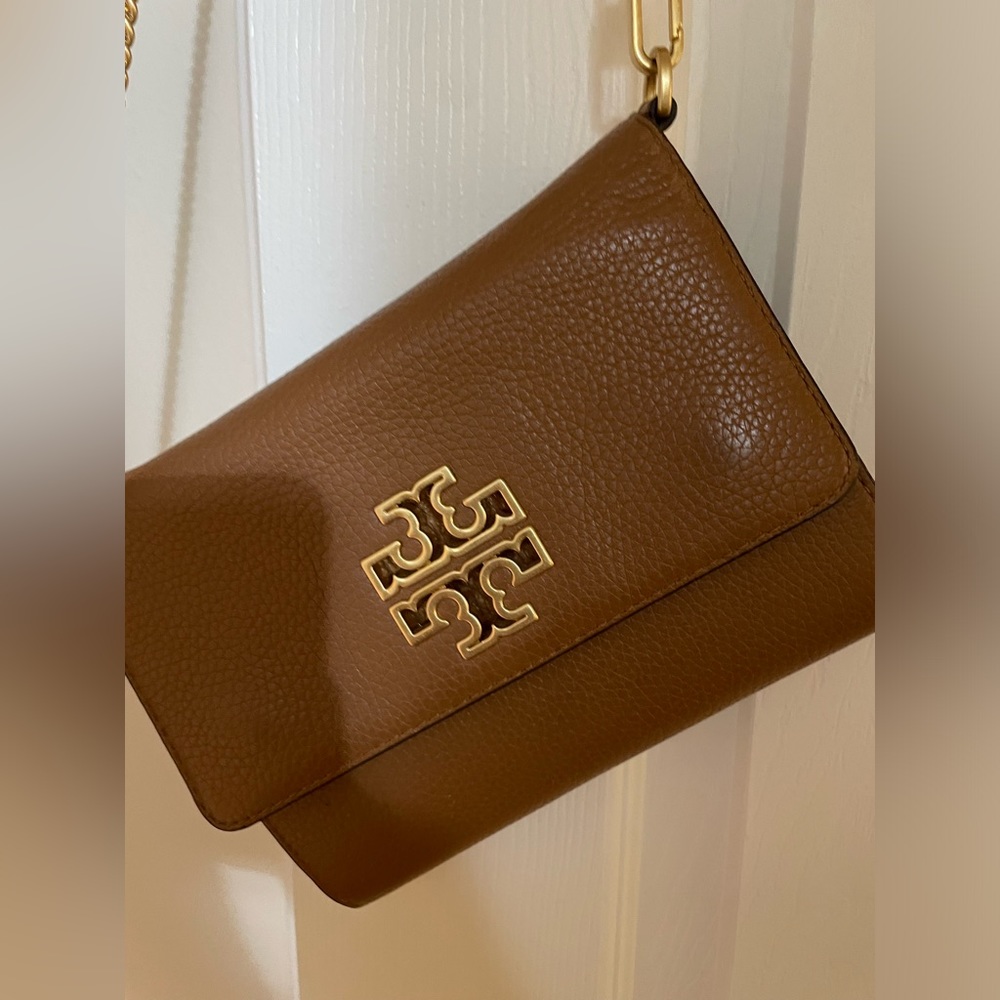Tory Burch cognac colored crossbody
